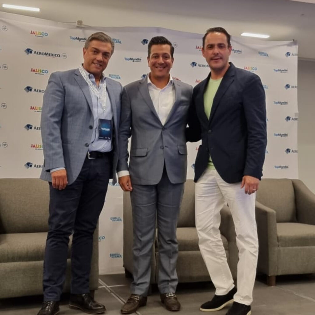 Alejandro Pacheco, Giancarlo Mulinelli y Javier Galicia