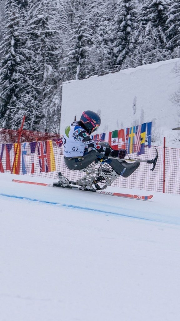Arly Velásquez, atleta paralímpico en acción