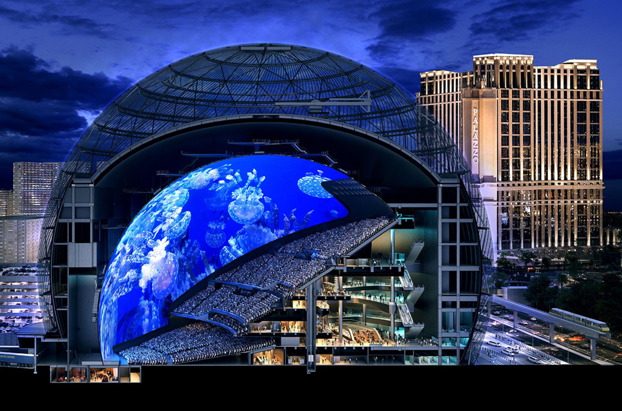 Render de MSG Sphere.