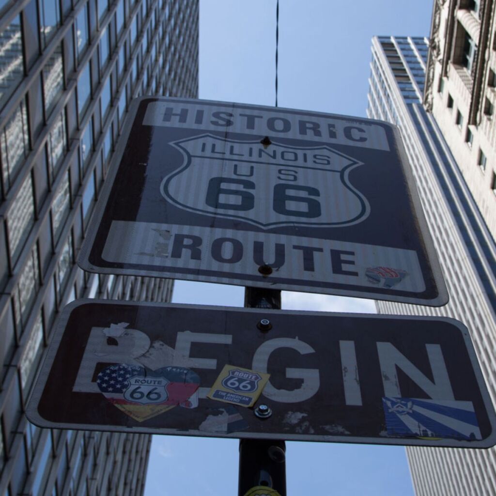 Illinois Ruta 66.