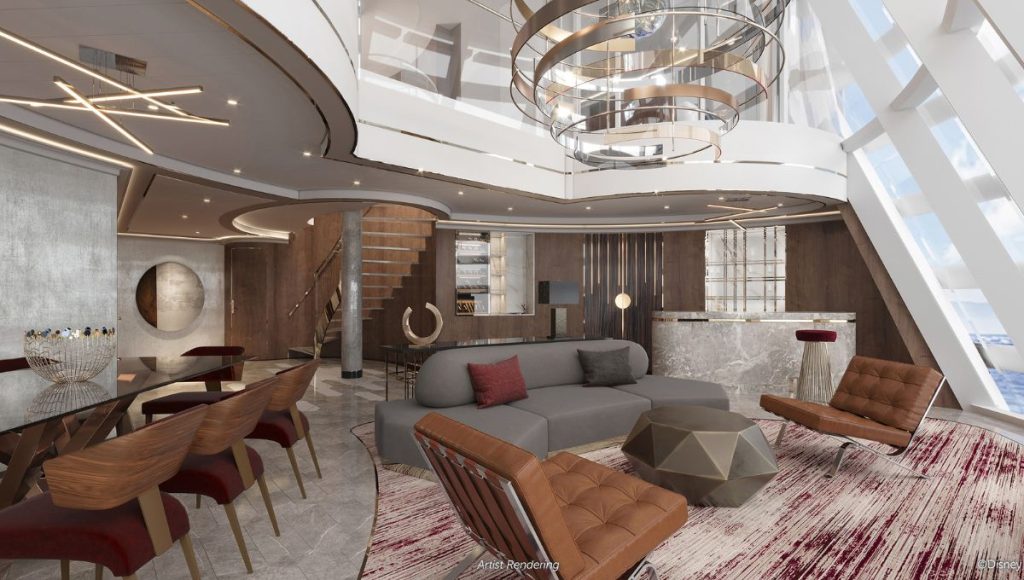 Interiores del crucero de Disney Destiny