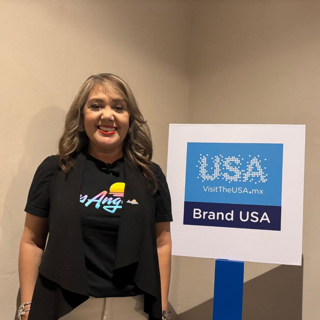 Mariela Carmona, Directora para México y LATAM de la Oficina de Turismo de Los Ángeles.